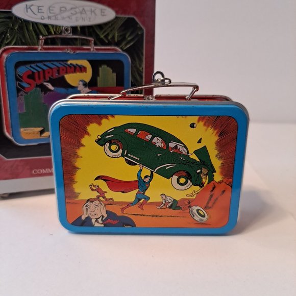Hallmark Keepsake Ornament Superman Lunch Box DC Comics Man of Steel Christmas - Picture 2 of 9